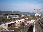 Zastvka focen z tramvajov trat