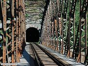 Ratajsk tunel z mostu