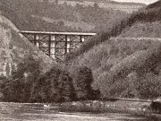 Lešení na viaduktu Žampach