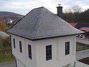 Obnovená střecha vodárny