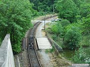 Bývalá zastávka Libřice z tunelu