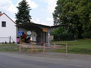 Psteek a autobusov zastvka