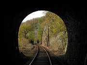 Pikovick tunel - pohled k Petrovu