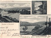 Reprodukce star pohlednice obce
