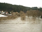 Rozvodnn Szava focen z mostu
